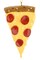 Tree Buddees Slice of Pepperoni Pizza Christmas Ornament Food Ornament